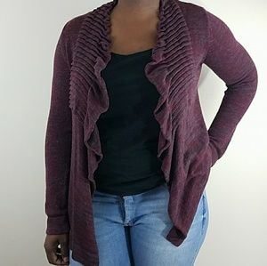 5/48 Speckled Cardigan Sweater